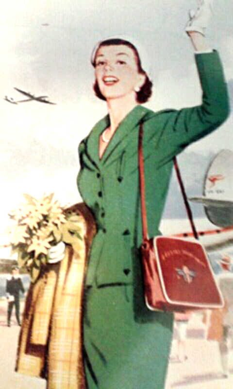 Vintage Qantas Airline Uniform