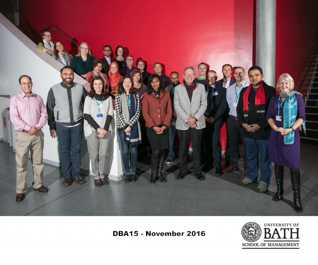 29077 DBA HEM Group 7 Oct 2016. Group of South African Students in the Foyer of East Building. Client: Jeanette Magson - School of Management